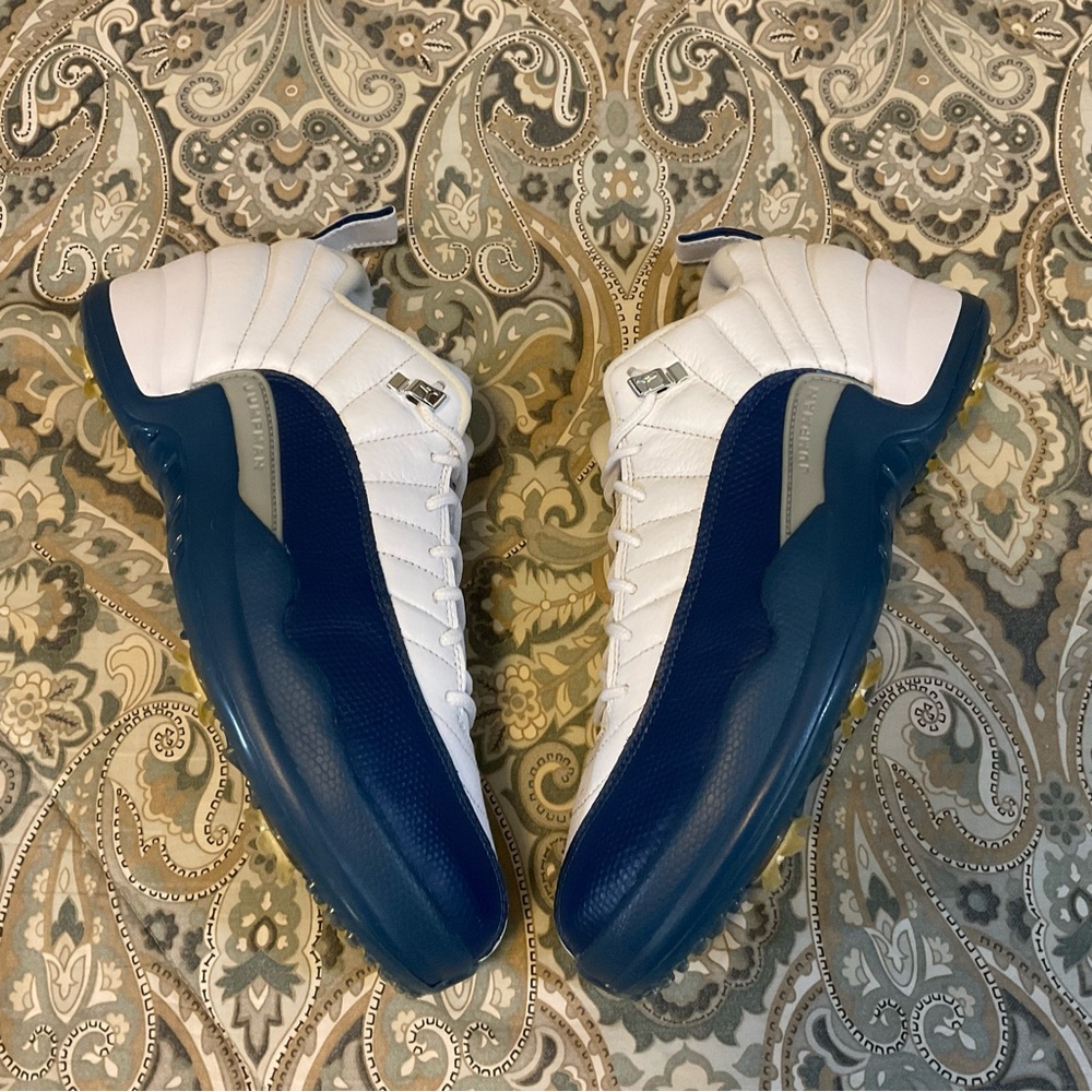 EUC Air Jordan XII Low Golf  Shoes DH4120-101 Sz 10